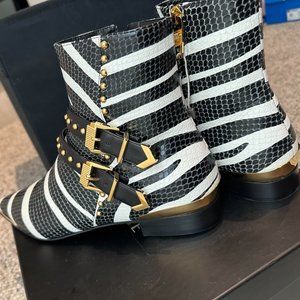 VERSACE : Ankle boots